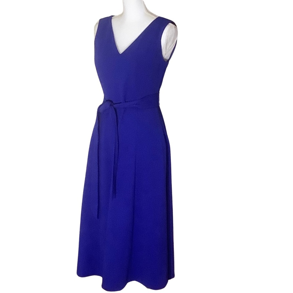 Calvin Klein Midi Dress with Waist Tie